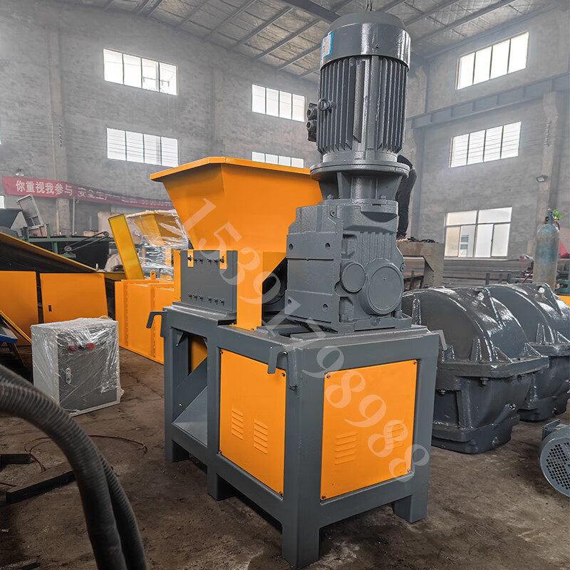 撕碎機工業(yè)大型單雙軸塑料垃圾粉碎機箱木材廢鐵皮小型金屬破碎機 200